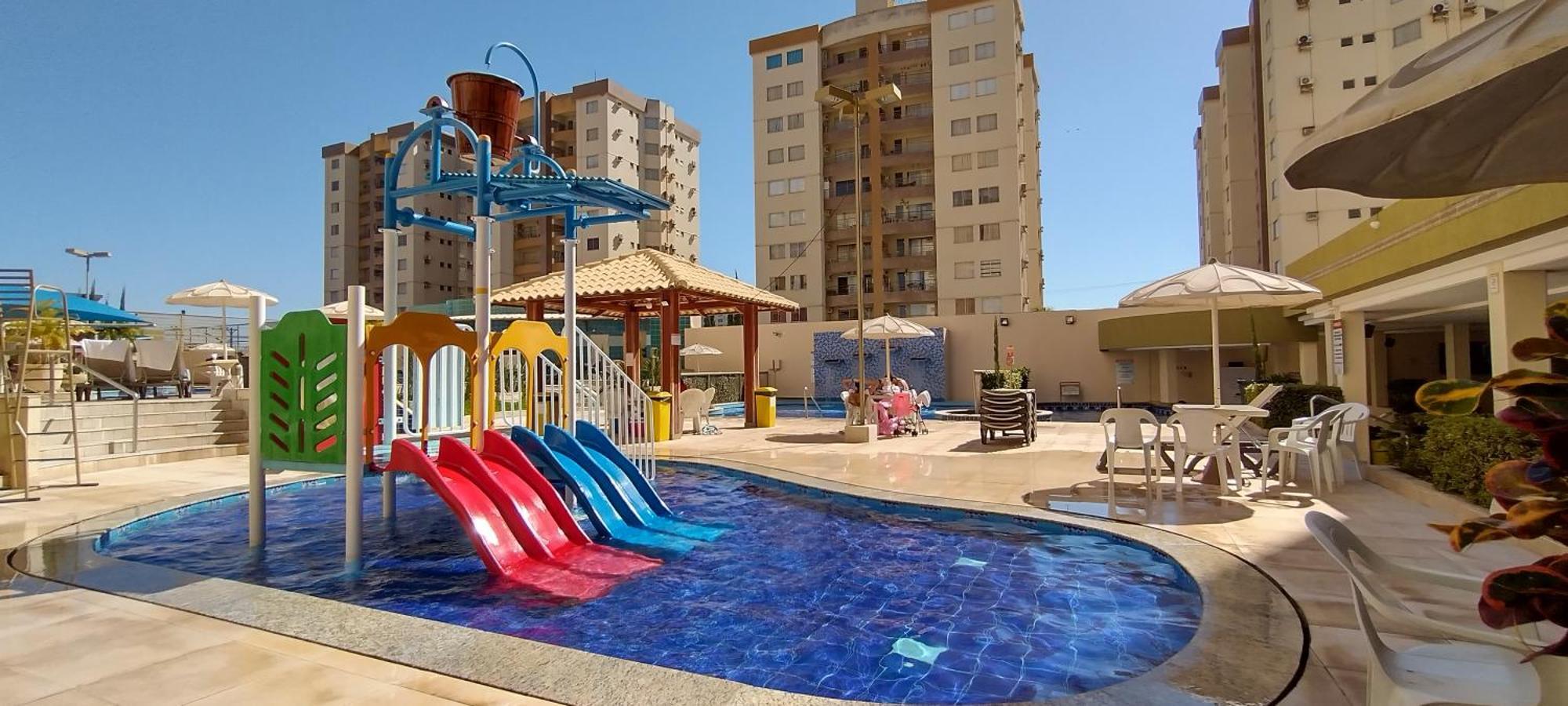 Prive Das Thermas I Caldas Novas - Achei Ferias - Com Roupa De Cama Exterior photo